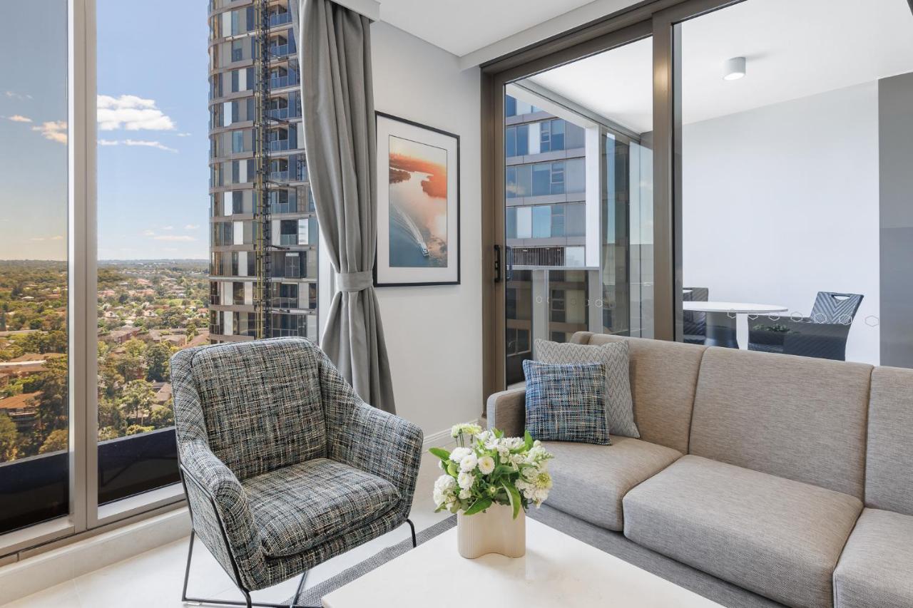 Meriton Suites George Street, Parramatta Sydney Kültér fotó