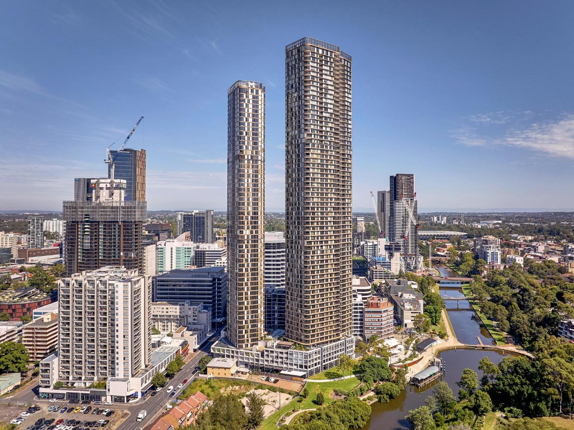 Meriton Suites George Street, Parramatta Sydney Kültér fotó